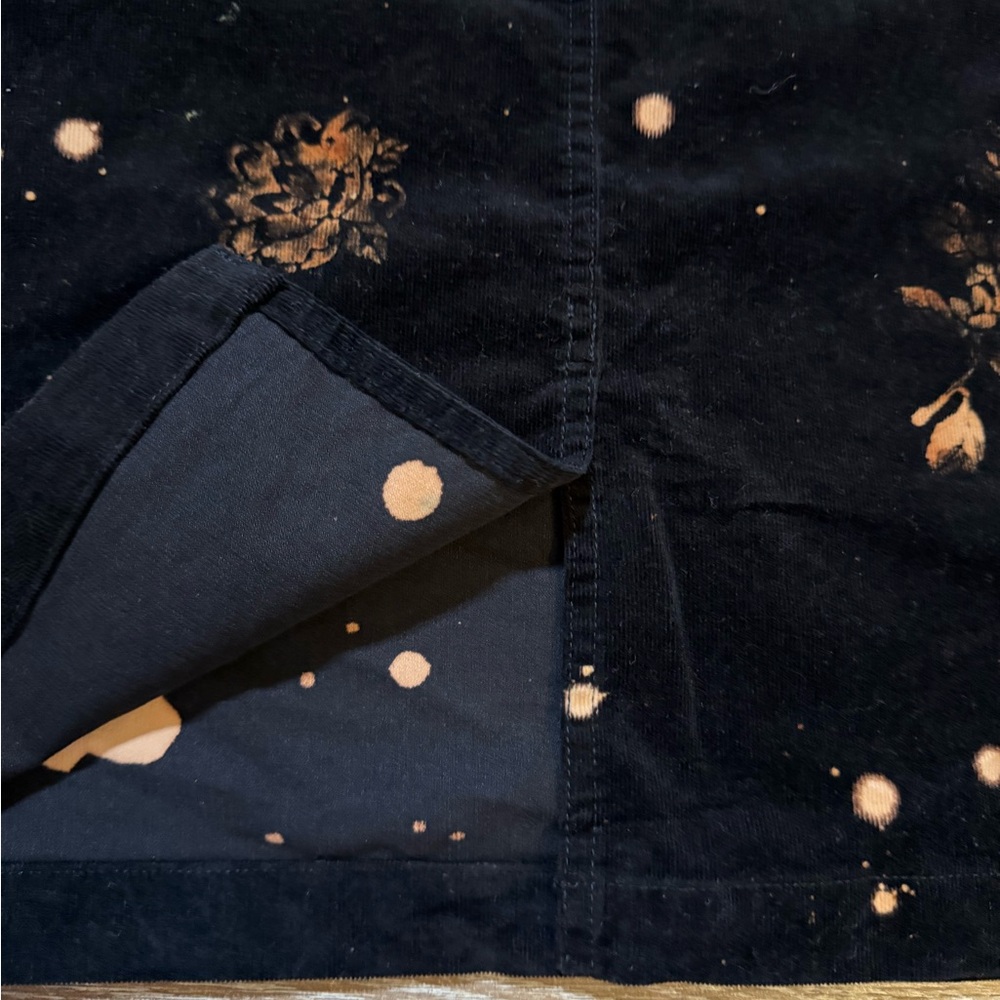 Charter Club Black Floral Skirt with - Picture 7 of 8